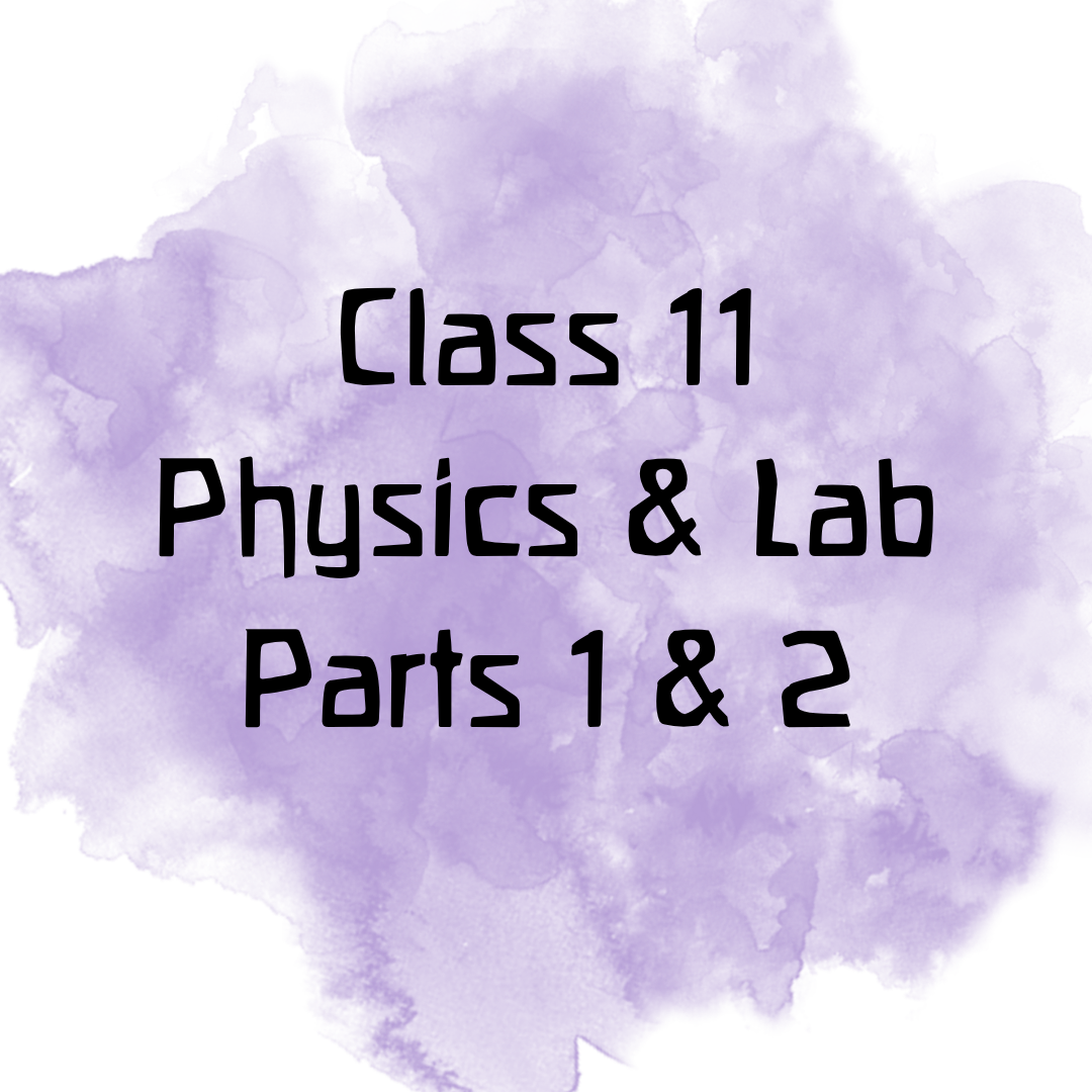 Class 11 Physics with Lab Parts 1 & 2
