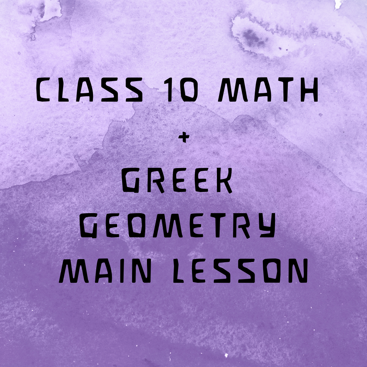 Class 10 Math