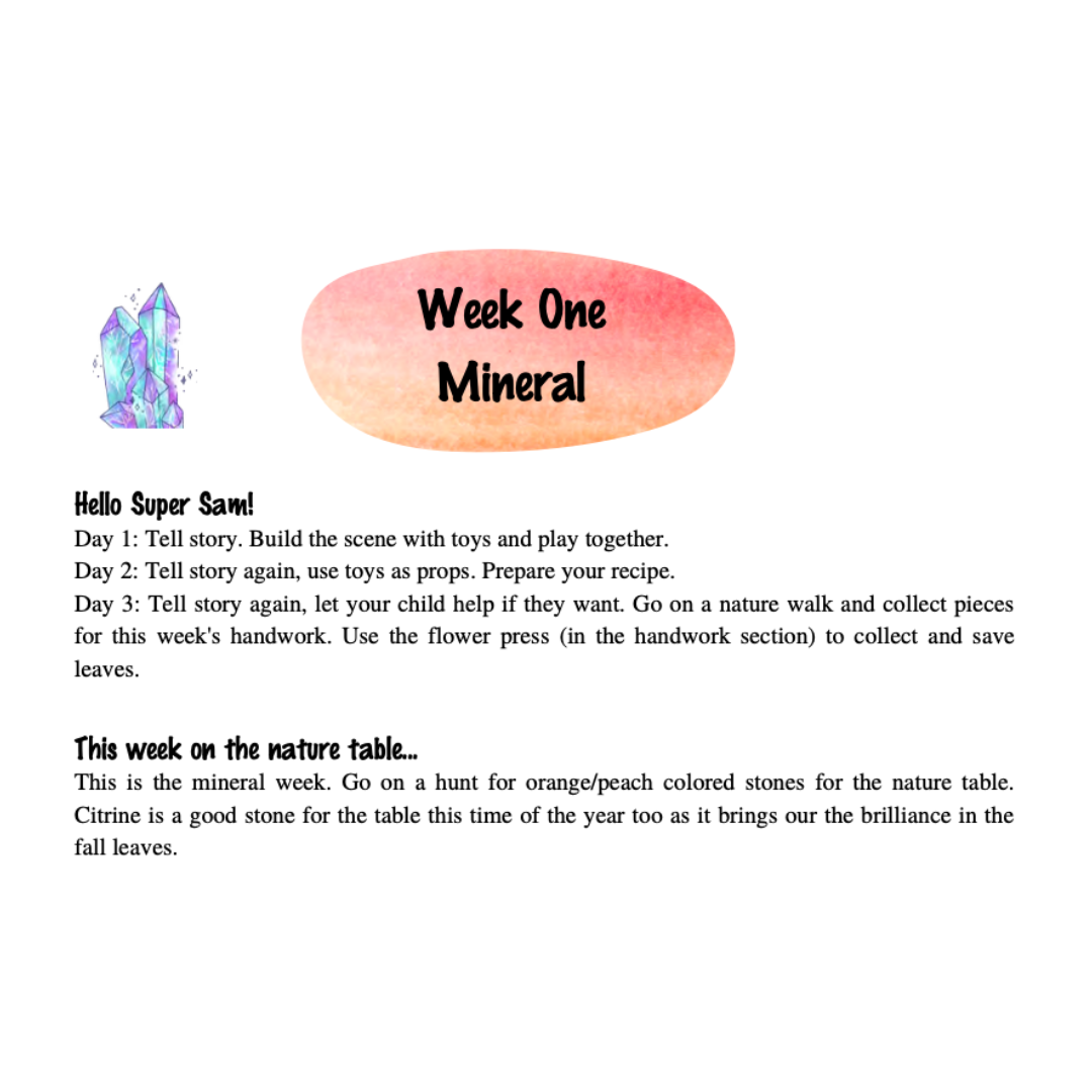 Waldorf Essentials Kindergarten 2 Hard Copy Curriculum, Training & Live Support