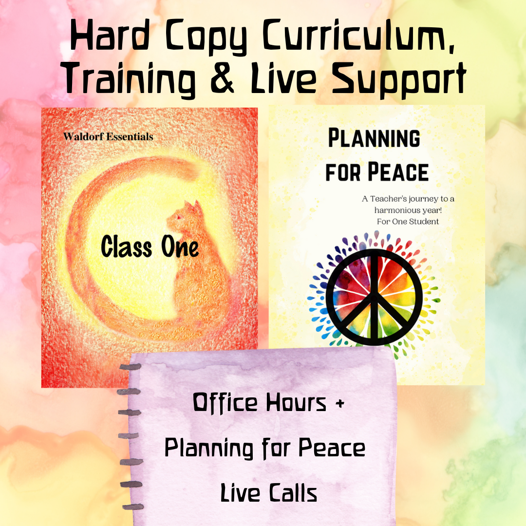 Waldorf Essentials Class 1 Hard Copy Curriculum, Training & Live Support