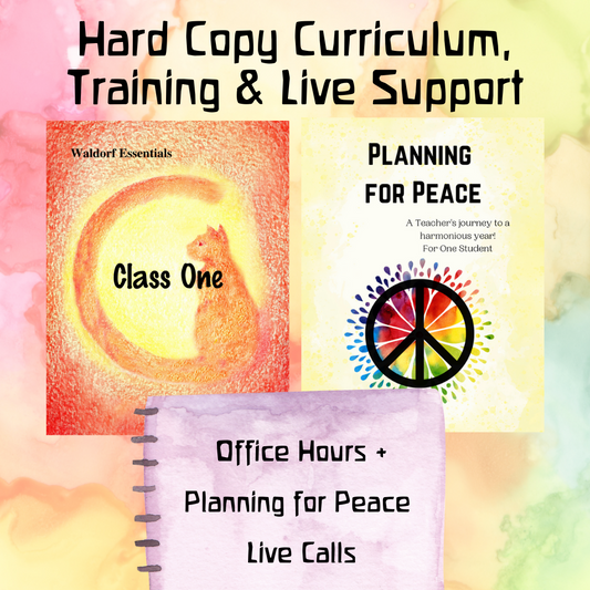 Waldorf Essentials Class 1 Hard Copy Curriculum, Training & Live Support