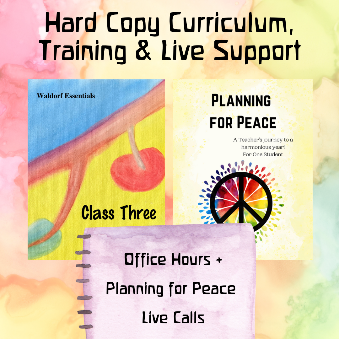 Waldorf Essentials Class 3 Hard Copy Curriculum, Training & Live Support
