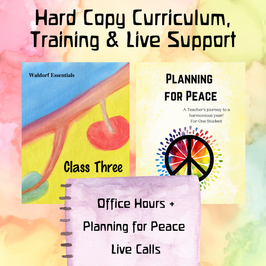 Waldorf Essentials Class 3 Hard Copy Curriculum, Training & Live Support