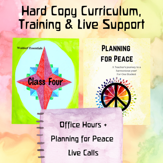 Waldorf Essentials Class 4 Hard Copy Curriculum, Training & Live Support