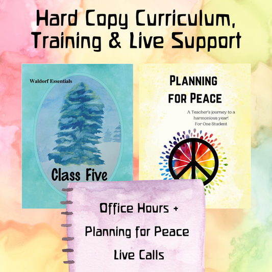 Waldorf Essentials Class 5 Hard Copy Curriculum, Training & Live Support