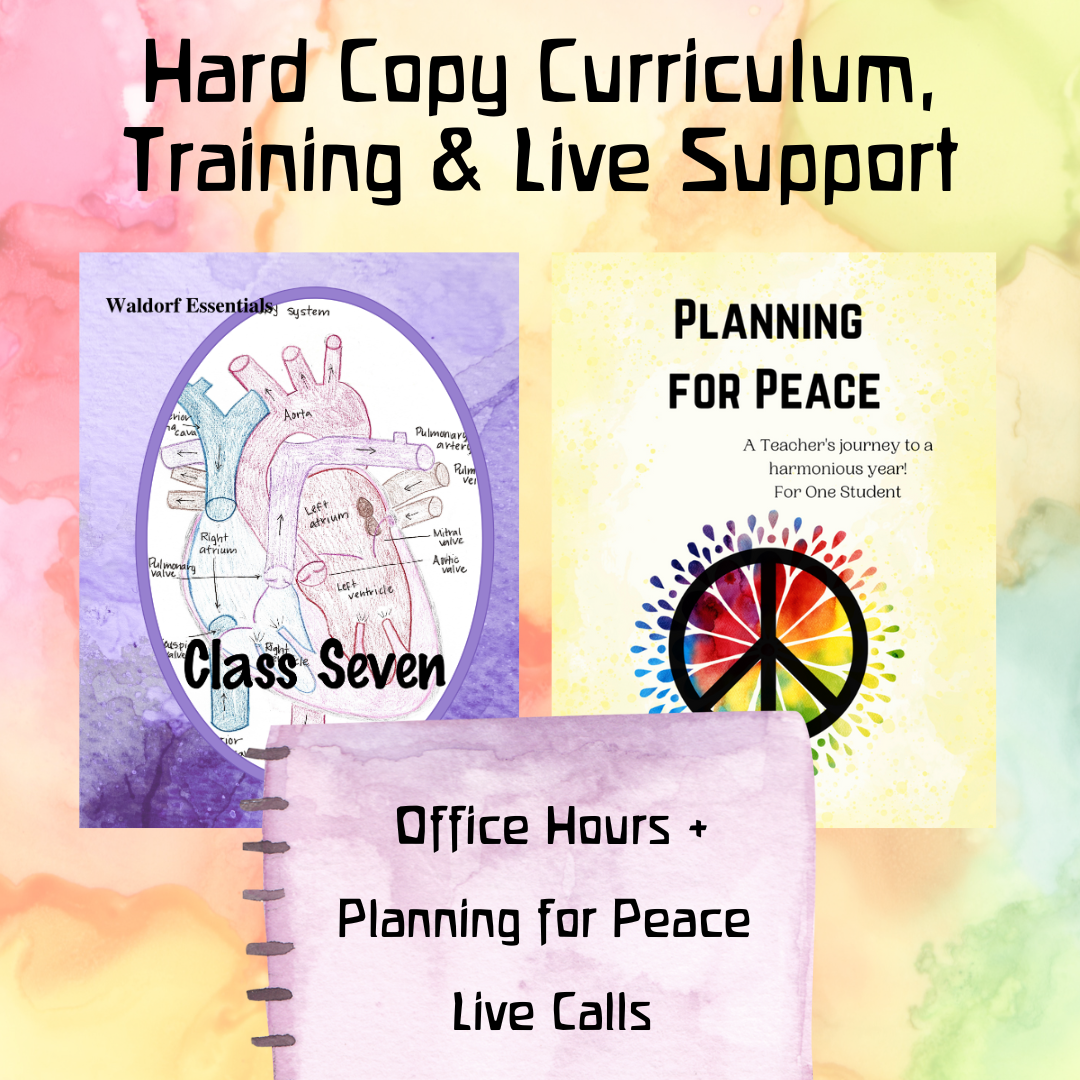 Waldorf Essentials Class 7 Hard Copy Curriculum, Training & Live Support