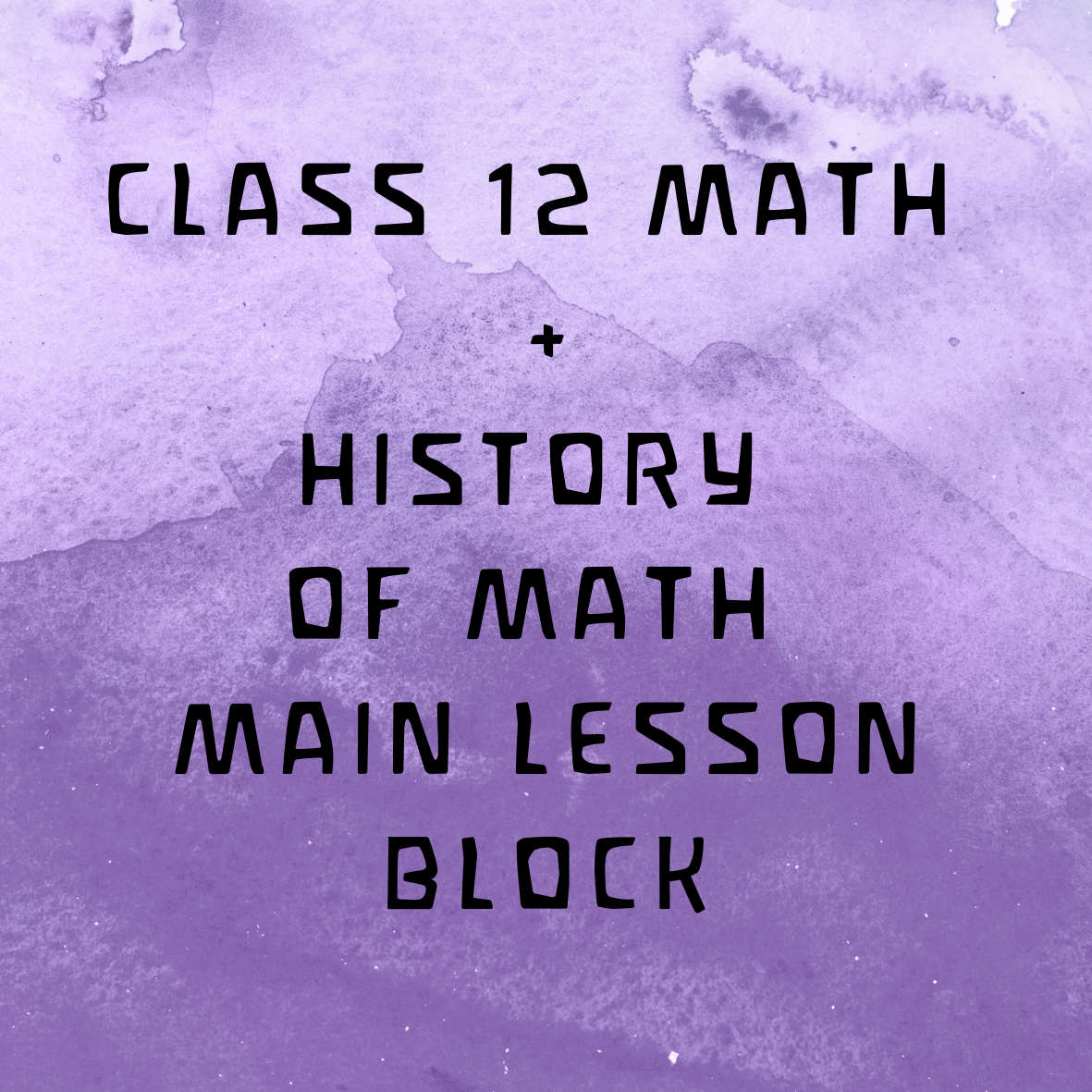 Class 12 Math
