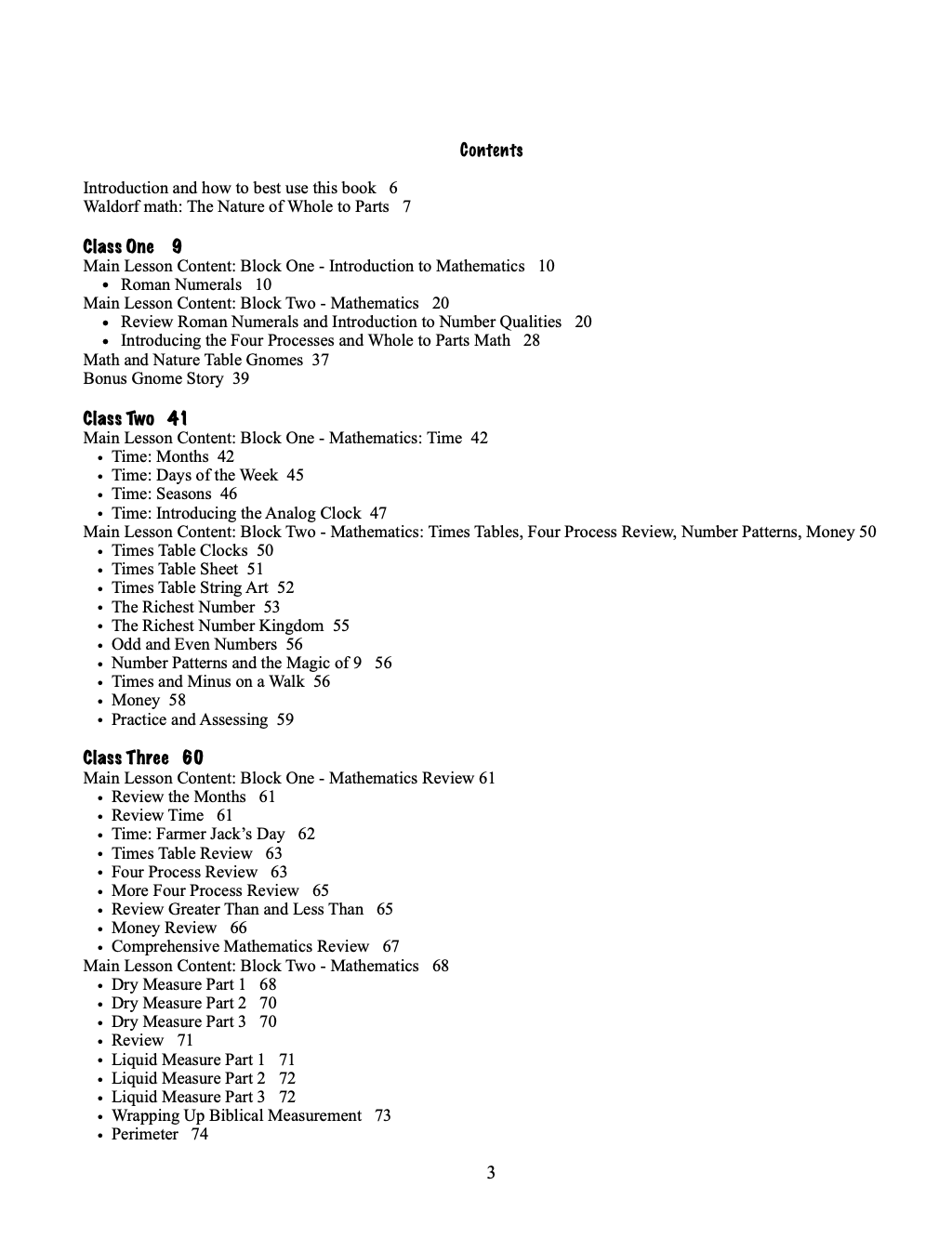 Waldorf Essentials Math Class 1-6 (Digital)